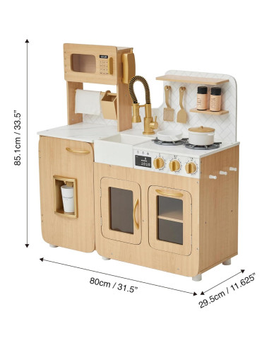Juego de Cocina de Madera Teamson Kids Chipre 14 Accesorios