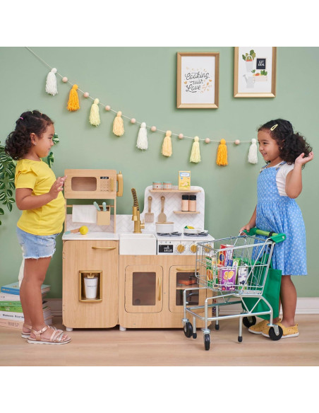 Juego de Cocina de Madera Teamson Kids Chipre 14 Accesorios