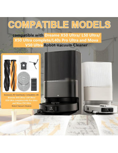 Kit de Accesorios para Aspiradora Robot Dreame X50/L50/L40s/Mova V50 2