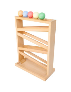 Rastreador de Pelotas de Madera Montessori & Me - Juguete Educativo 18 Meses 2