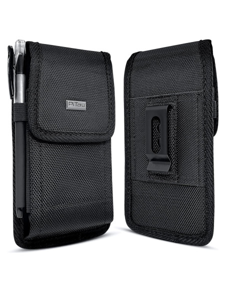 Funda PiTau para iPhone 16/15/14/13/12/11 y Galaxy S24 Negra Funda PiTau para iPhone 16/15/14/13/12/11 y Galaxy S24 Negra