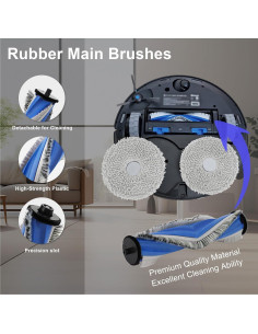 19 Piezas Accesorios Feilifan para ECOVACS DEEBOT T30S 2