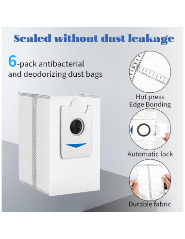 Kit de Accesorios 19 Piezas JYAILIFES para ECOVACS DEEBOT N30