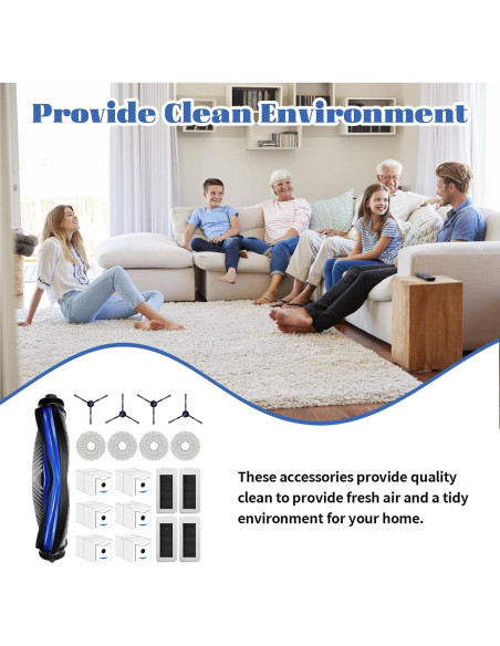 Kit de Accesorios 19 Piezas JYAILIFES para ECOVACS DEEBOT N30