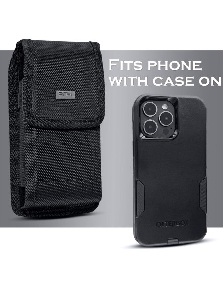 Funda PiTau para iPhone 16/15/14/13/12/11 y Galaxy S24 Negra Funda PiTau para iPhone 16/15/14/13/12/11 y Galaxy S24 Negra