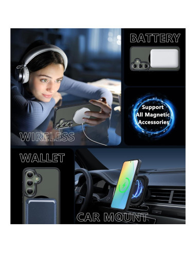 Funda FNTCASE para Samsung Galaxy S24 - Protección Militar