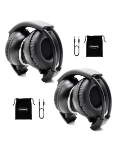 Auriculares Inalámbricos IR SAHARIE para DVD de Coche - 2 Pcs