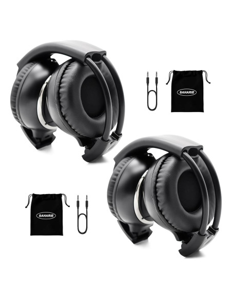 Auriculares Inalámbricos IR SAHARIE para DVD de Coche - 2 Pcs