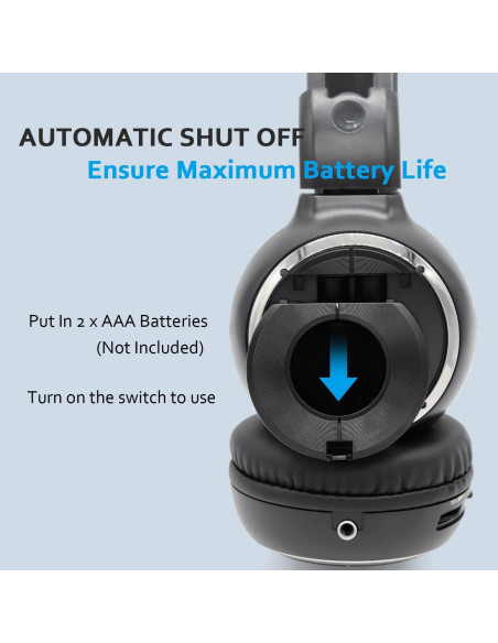 Auriculares Inalámbricos IR SAHARIE para DVD de Coche - 2 Pcs