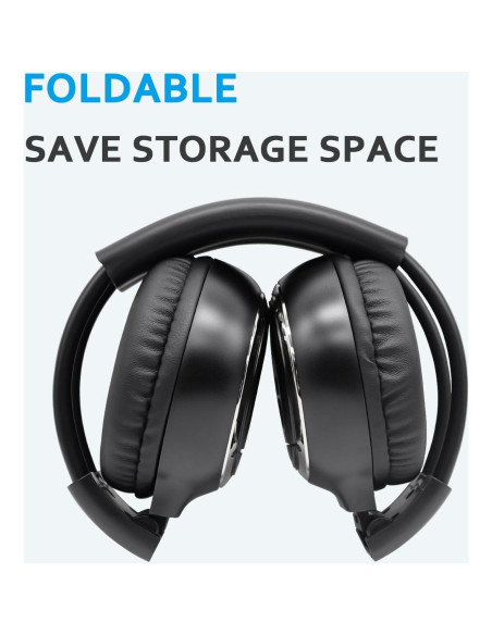 Auriculares Inalámbricos IR SAHARIE para DVD de Coche - 2 Pcs