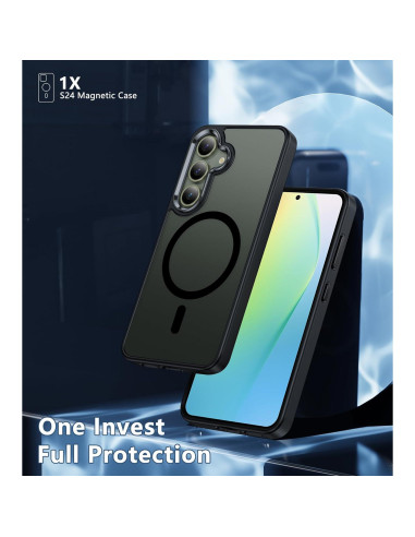 Funda FNTCASE para Samsung Galaxy S24 - Protección Militar