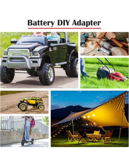 Adaptador de Rueda de Poder CHoiKWong 2 Paquetes 18V