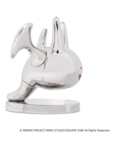 Figura Metálica Dragón Plateado Square Enix 70x45x55mm