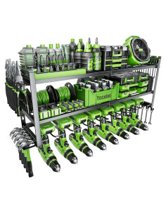 Organizador de Herramientas Tccxfot 3 Capas 8 Ranuras Pared