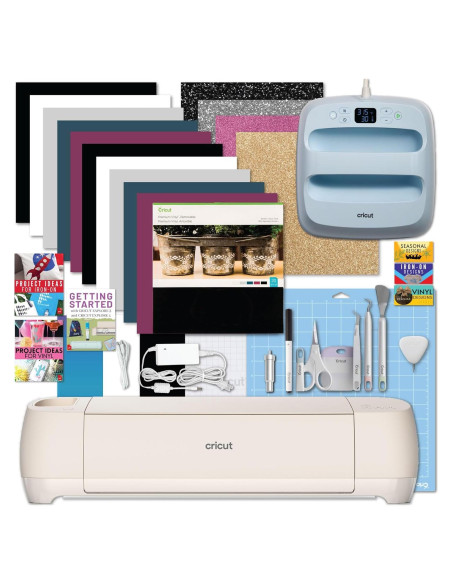 Cricut Explore 4 + EasyPress 3 - Máquina de Corte y Prensa Térmica