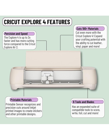 Cricut Explore 4 + EasyPress 3 - Máquina de Corte y Prensa Térmica