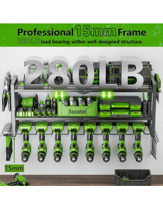 Organizador de Herramientas Tccxfot 3 Capas 8 Ranuras Pared 2