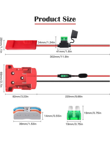 Adaptador de Rueda de Poder CHoiKWong 2 Paquetes 18V