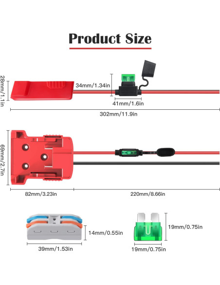 Adaptador de Rueda de Poder CHoiKWong 2 Paquetes 18V