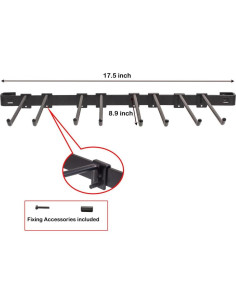 Soporte para Herramientas KINOMI Rack Metálico Montaje Pared 2