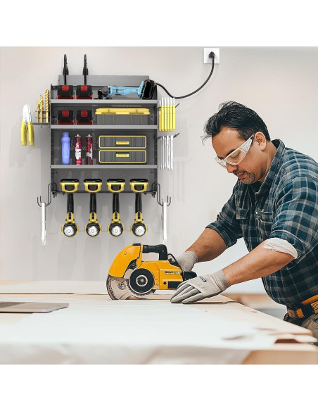 Soporte de Taladro Montado en Pared OKKMAX 4 Capas 86.18kg