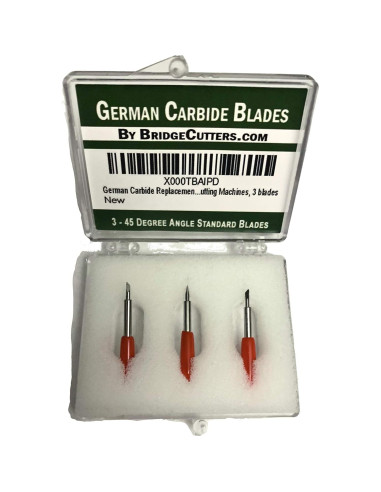 Cuchillas de Carburo Alemán Bridge Cutters - Paquete de 3