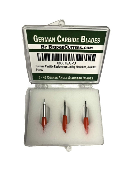 Cuchillas de Carburo Alemán Bridge Cutters - Paquete de 3