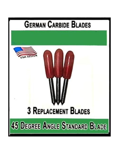 Cuchillas de Carburo Alemán Bridge Cutters - Paquete de 3