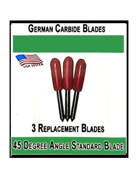 Cuchillas de Carburo Alemán Bridge Cutters - Paquete de 3