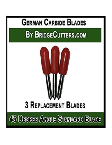 Cuchillas de Carburo Alemán Bridge Cutters - Paquete de 3