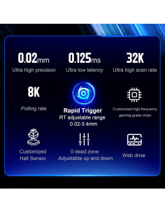 Teclado Mecánico Gaming MCHOSE ACE 68 RGB 8K Hz Ajustable 2