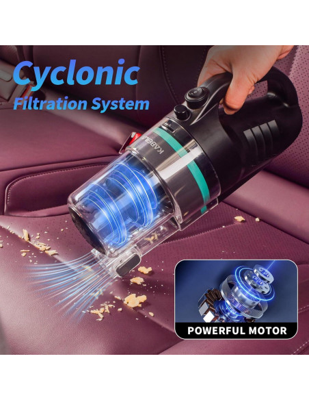 Aspiradora de Coche KABEILAI SVC1019-C con Filtro Ciclónico Aspiradora de Coche KABEILAI SVC1019-C con Filtro Ciclónico