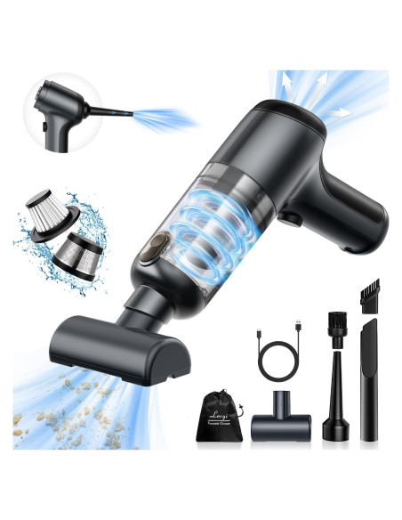 Aspiradora de Mano Inalámbrica Lovyi Mini 12000Pa 3 en 1 Aspiradora de Mano Inalámbrica Lovyi Mini 12000Pa 3 en 1