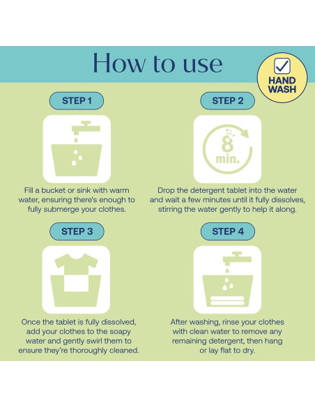 Tabletas de detergente para lavandería Fab Tab 30 unidades