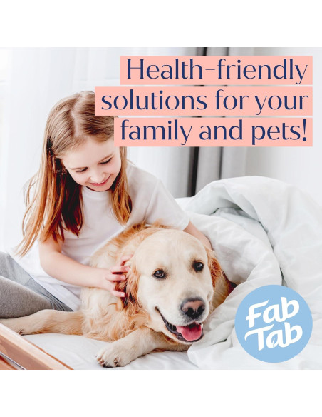 Tabletas de detergente para lavandería Fab Tab 30 unidades