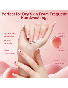 Bolígrafo Aceite para Cutículas Econail x2 - Jojoba y Durazno 7ml 2