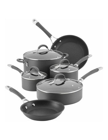 Juego de Ollas y Sartenes Circulon Radiance 10 Piezas Antiadherente