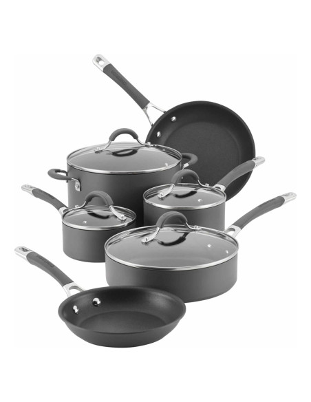 Juego de Ollas y Sartenes Circulon Radiance 10 Piezas Antiadherente