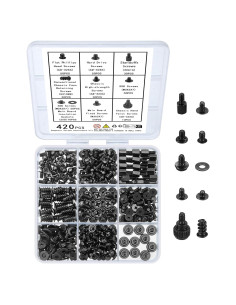 Kit de Tornillos para Computadora 420 Pcs WJLSKJ - Reemplazo y Montaje