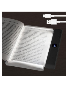 Luz de Libro Recargable Verdzo F17 - 3 Temperaturas, Portátil