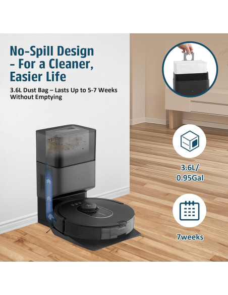 22 Bolsas de Polvo OOBILA para Roborock Q5, 3.5L