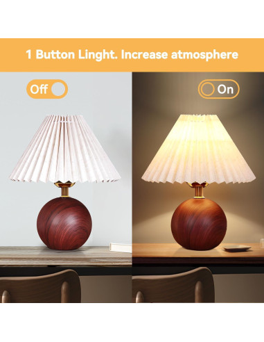 Lámpara de Mesa Cerámica JUHOM TEMPLE-01 30cm LED