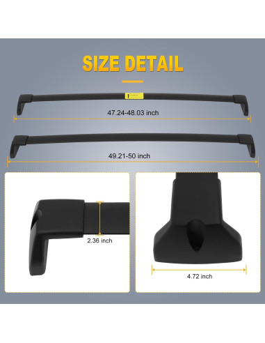Barras Transversales de Techo OCPTY para Audi Q7 2016-2021