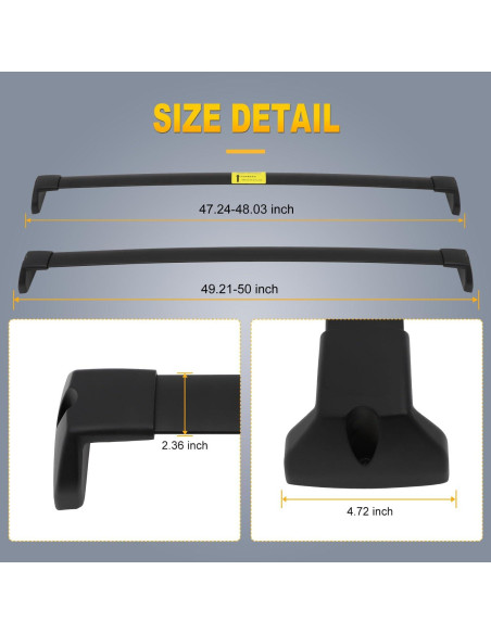 Barras Transversales de Techo OCPTY para Audi Q7 2016-2021