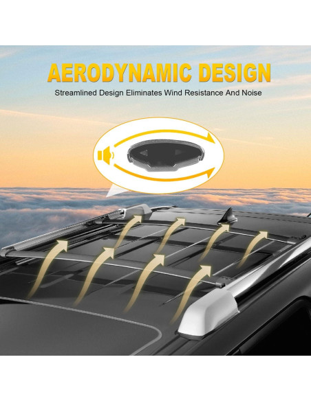 Barras Transversales de Techo OCPTY para Audi Q7 2016-2021