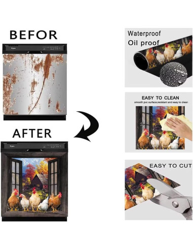 Cubierta Magnética Gardepot para Lavavajillas Gallo 58.5x43cm