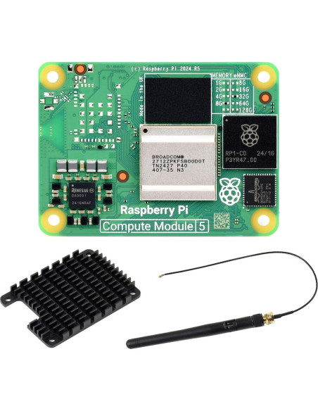 Módulo de Computación Waveshare CM5008032 8GB RAM 32GB eMMC Módulo de Computación Waveshare CM5008032 8GB RAM 32GB eMMC