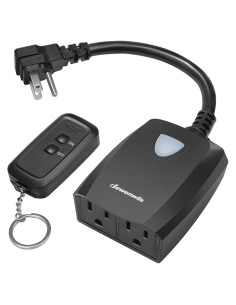 Toma Corriente Inalámbrica Dewenwils 15A Exterior 30m