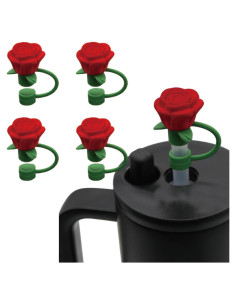 Tapa de Silicona JUNCHAO para Pajitas de 10 mm - Rosa