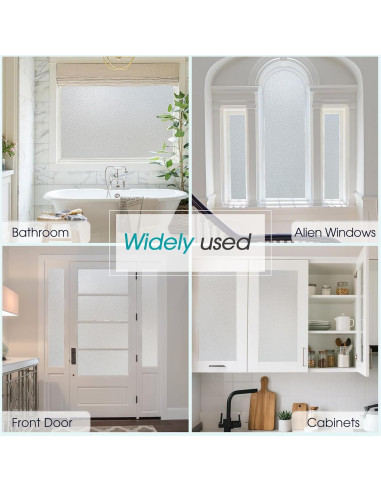 Película de Privacidad para Ventanas Coavas 44.5x199.8cm Esmerilada